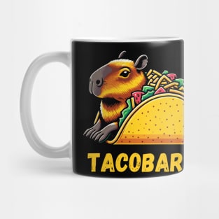 Tacobara Funny Capybara Tacos Mug